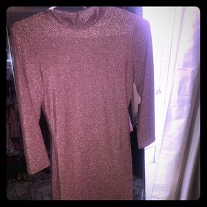 Sparkly pink dress/New/Never worn